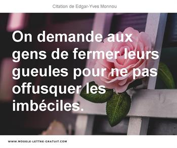 Citations Edgar-Yves Monnou