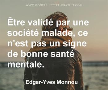 Citation de Edgar-Yves Monnou