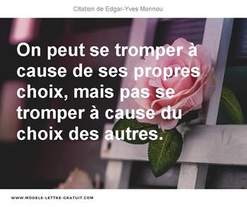 Citations Edgar-Yves Monnou