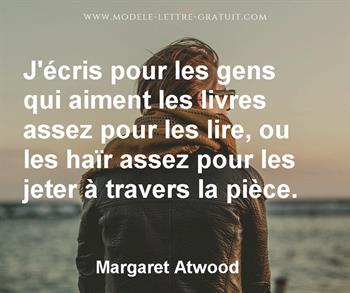 Citation de Margaret Atwood