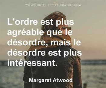 Citation de Margaret Atwood