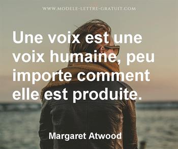 Citation de Margaret Atwood