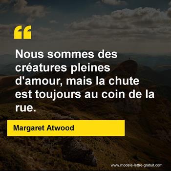 Citation de Margaret Atwood