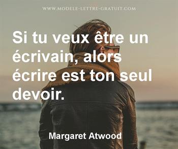 Citation de Margaret Atwood