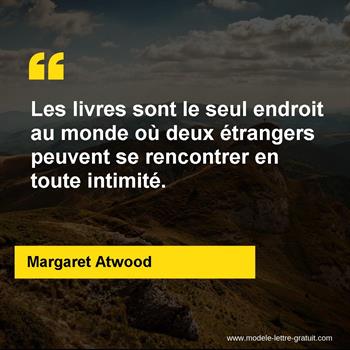 Citation de Margaret Atwood