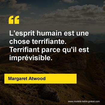 Citation de Margaret Atwood