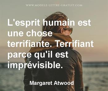 Citation de Margaret Atwood