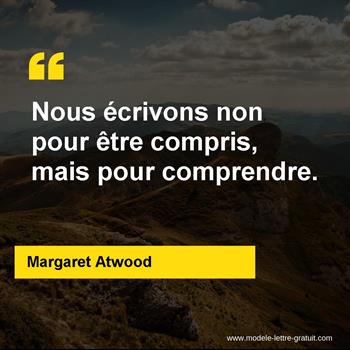 Citation de Margaret Atwood