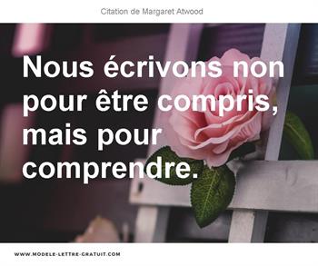 Citations Margaret Atwood