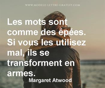 Citation de Margaret Atwood