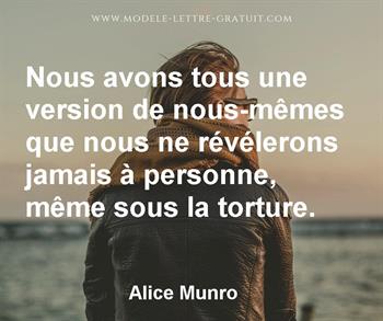 Citation de Alice Munro