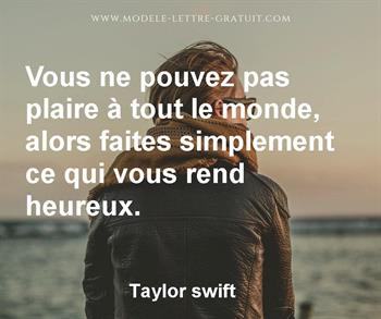 Citation de Taylor swift