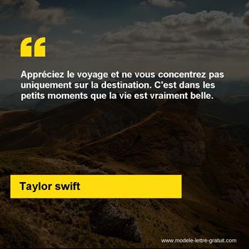 Citation de Taylor swift