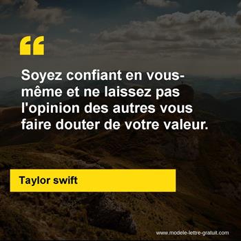Citation de Taylor swift