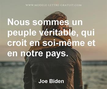 Citation de Joe Biden