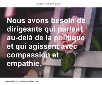Citations Joe Biden