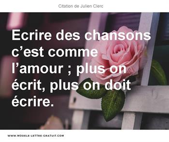 Citations Julien Clerc