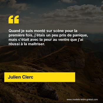 Citation de Julien Clerc