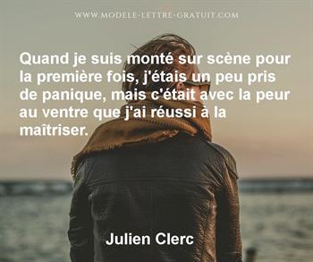 Citation de Julien Clerc