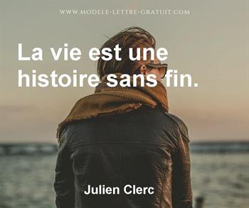 Citation de Julien Clerc