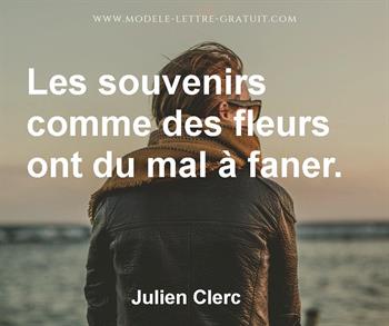 Citation de Julien Clerc