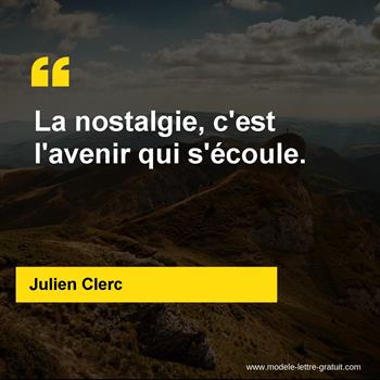 Citation de Julien Clerc