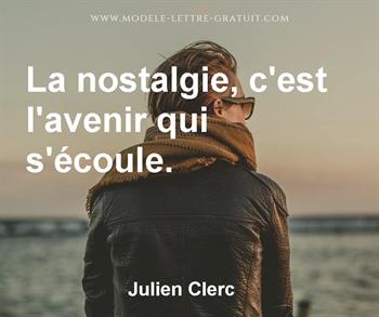 Citation de Julien Clerc