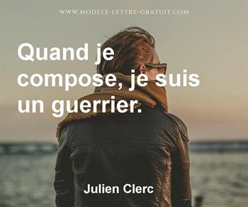 Citation de Julien Clerc