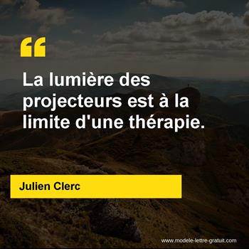 Citation de Julien Clerc