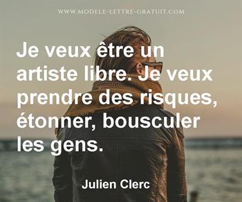 Citation de Julien Clerc