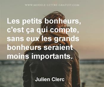 Citation de Julien Clerc