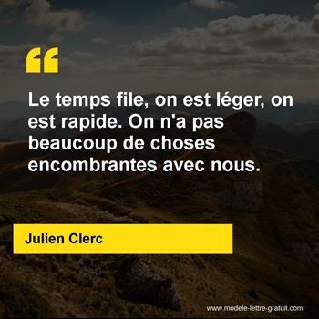 Citation de Julien Clerc