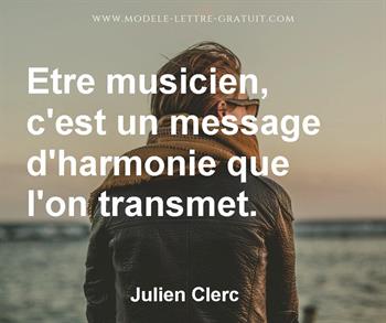 Citation de Julien Clerc