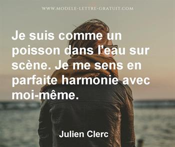 Citation de Julien Clerc