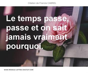 Citations Francis CABREL