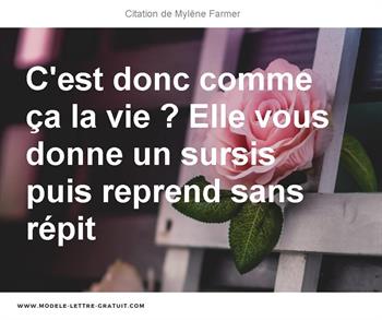 Citations Mylène Farmer