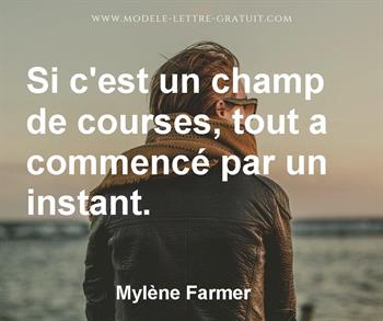 Citation de Mylène Farmer