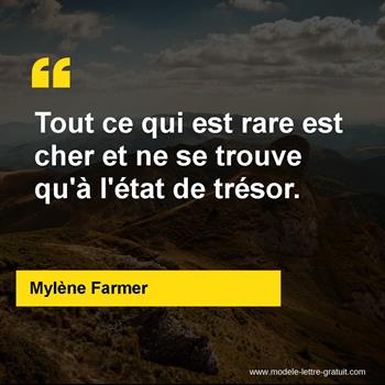 Citation de Mylène Farmer