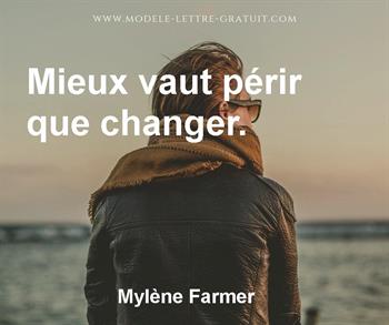 Citation de Mylène Farmer