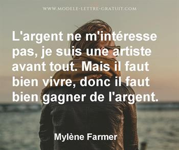 Citation de Mylène Farmer