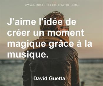 Citation de David Guetta