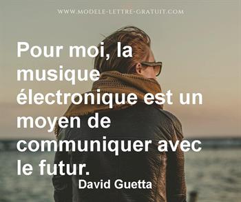 Citation de David Guetta