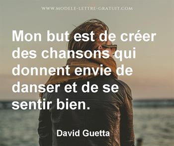 Citation de David Guetta