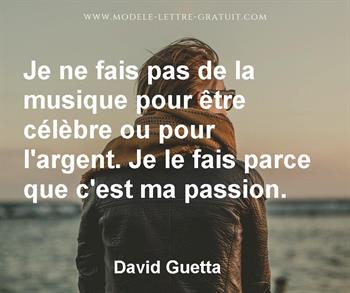 Citation de David Guetta