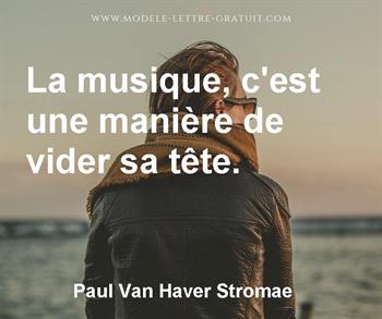 Citation de Paul Van Haver Stromae