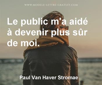 Citation de Paul Van Haver Stromae