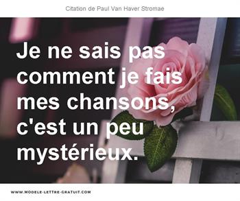 Citations Paul Van Haver Stromae