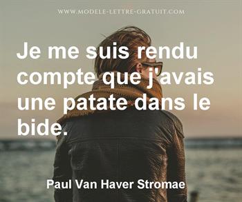 Citation de Paul Van Haver Stromae