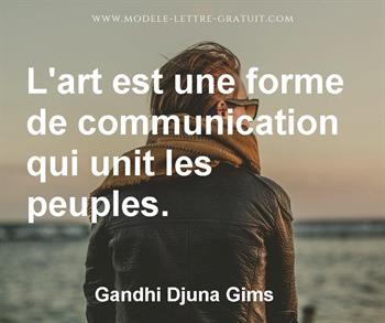 Citation de Gandhi Djuna Gims