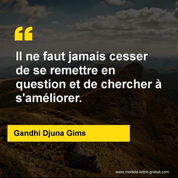 Citation de Gandhi Djuna Gims
